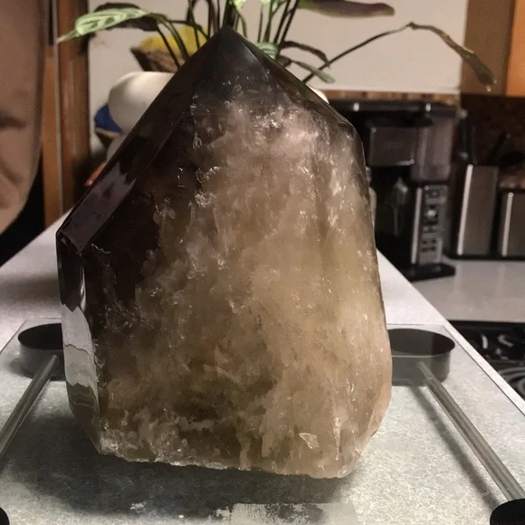 Phantom Smokey Quartz point 8 lbs+ 8 L
